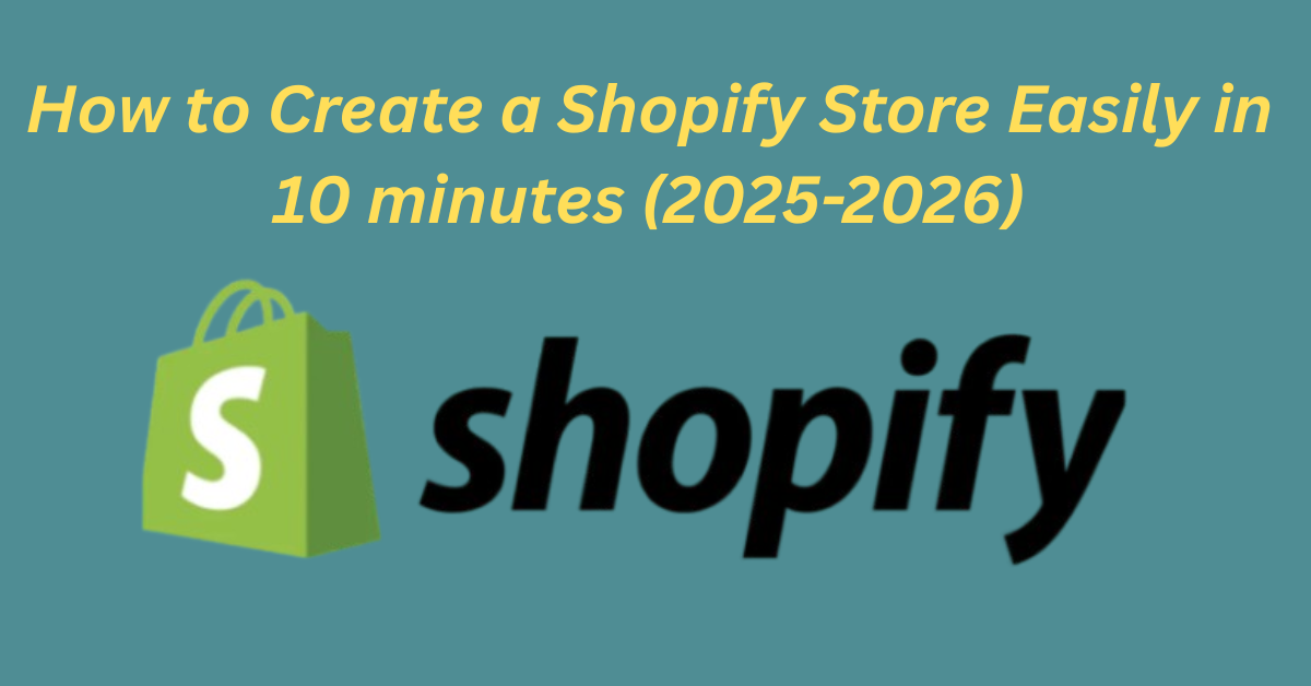 How to Create a Shopify Store tiptrick.shop